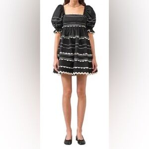 NWT SOFIE THE LABEL Midnight Harvest Dress in Black Size Small